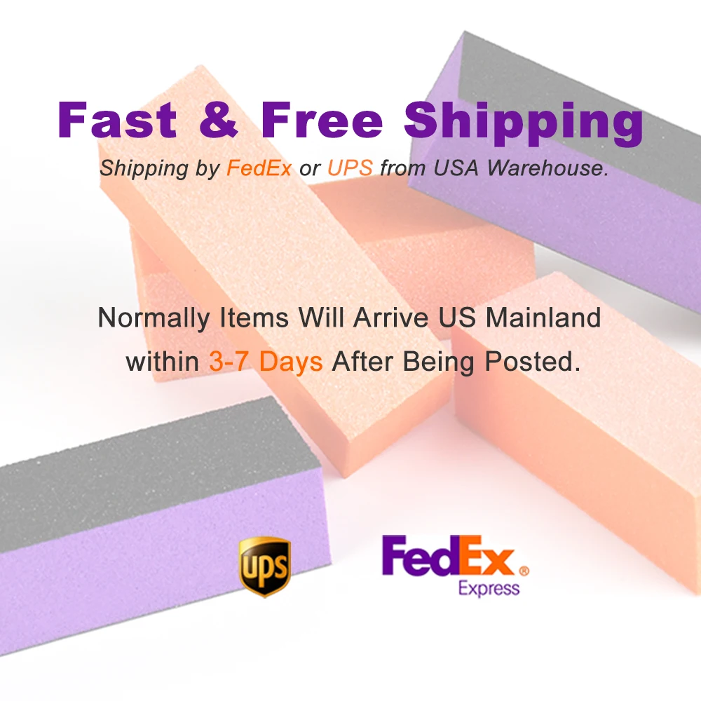 Wholesale disposable nail file and 80/80/100 sanding buffer strips polishing manicure tools