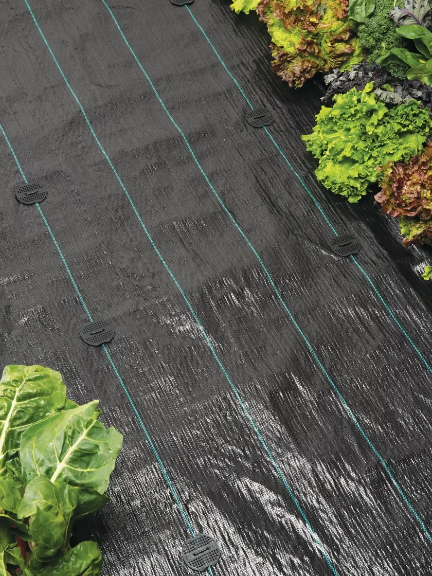 UV-Resistant Weed Mat for Effective Ground Cover, Weed Prevention, and Moisture Retention in Gardens and Farms