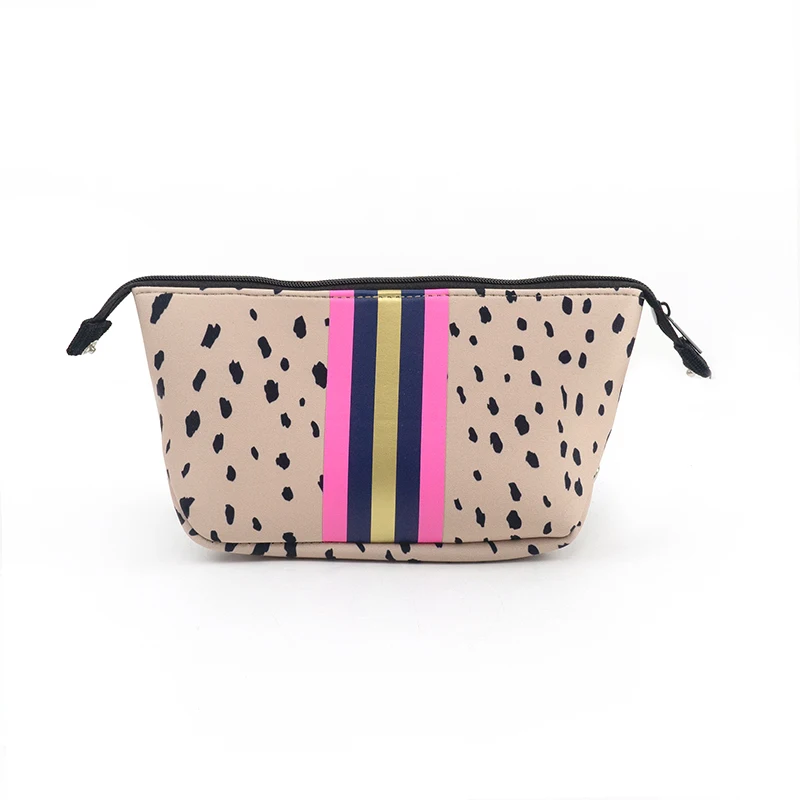 Hot Sale Products Neoprene Cosmetic Bags Portable Small Mini Coin Purse Wallet Makeup Bag Neoprene Handbags For Girls