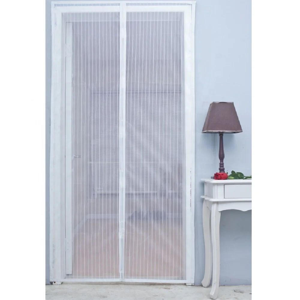 OEM/ODM Magnetic Mosquito Net for Door & Window Mosquito Net Pleated Mesh Fly Screen