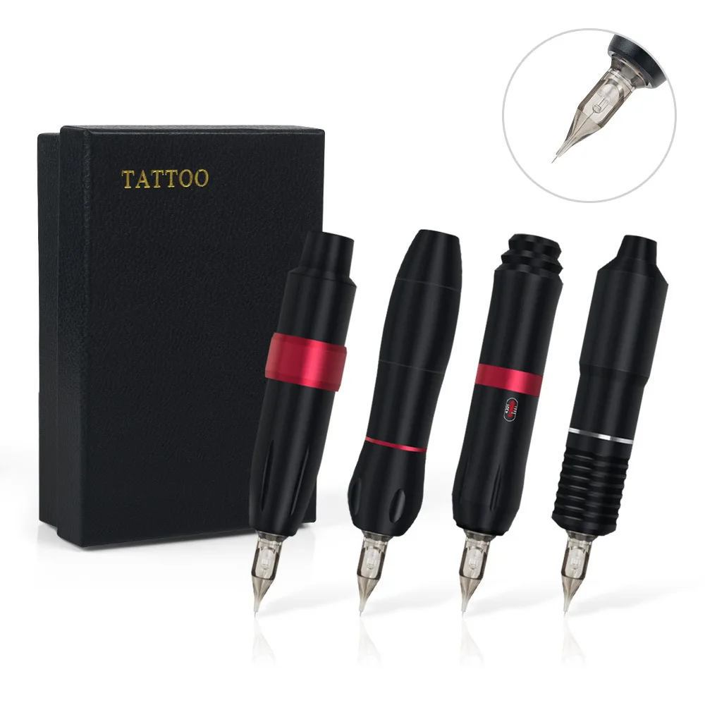 Hot selling Professional Beginners Rotary Tattoo Pen  Permanent Makeup Eyebrows Tattoo Cartridge Ttattoo Machines Kit OEM