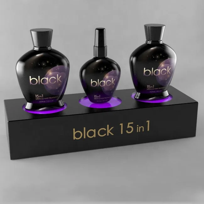 Customize design  Acrylic Lighted Cosmetic Display Counter Stand Holder  for Retail Store