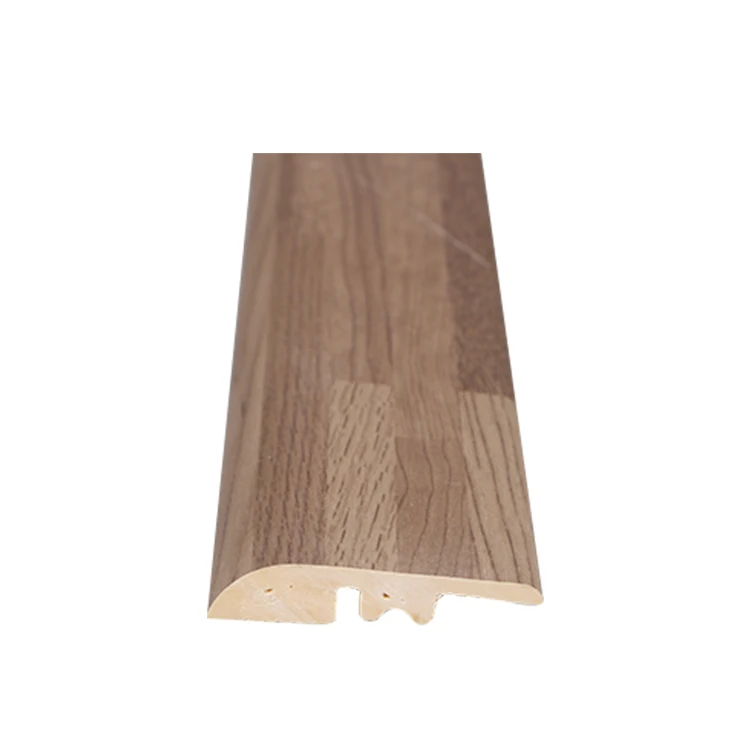 China WPC Plastic Decorative Reducer Baseboard Moulding