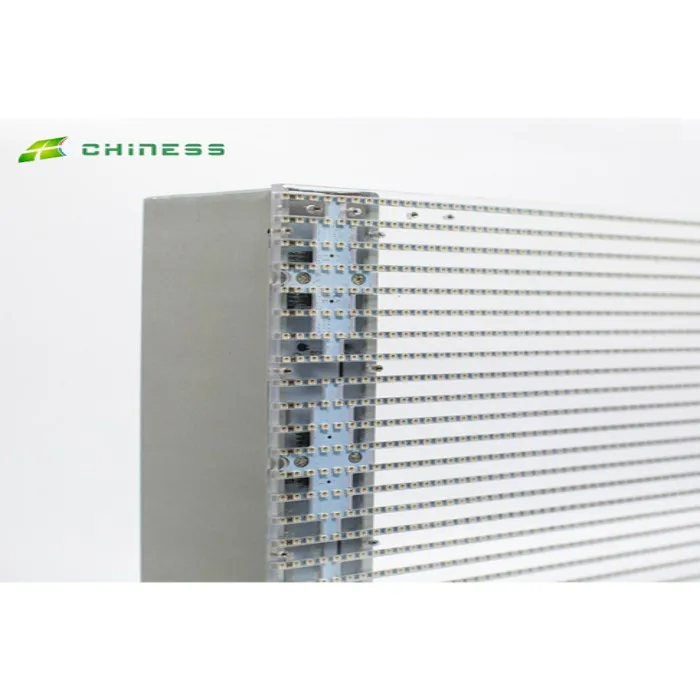 CNS-P20mm  adhesive led transparent film screen on glass Indoor glass adhesive transparent LED film display transparent panels