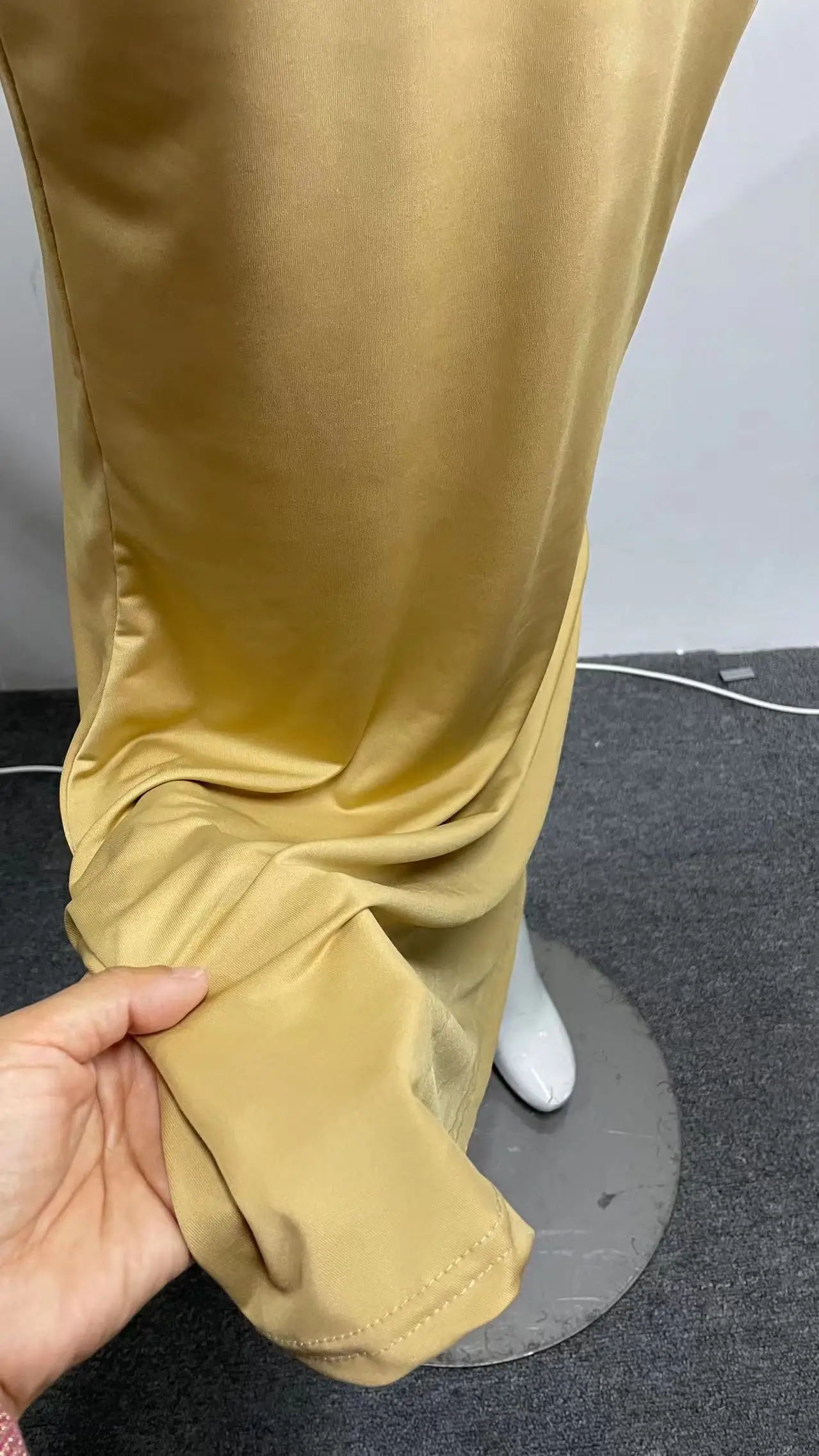 Spring Fall purple brown pink maxi short sleeves dress 2022 custom logo floor length mermaid prom easy dress summer