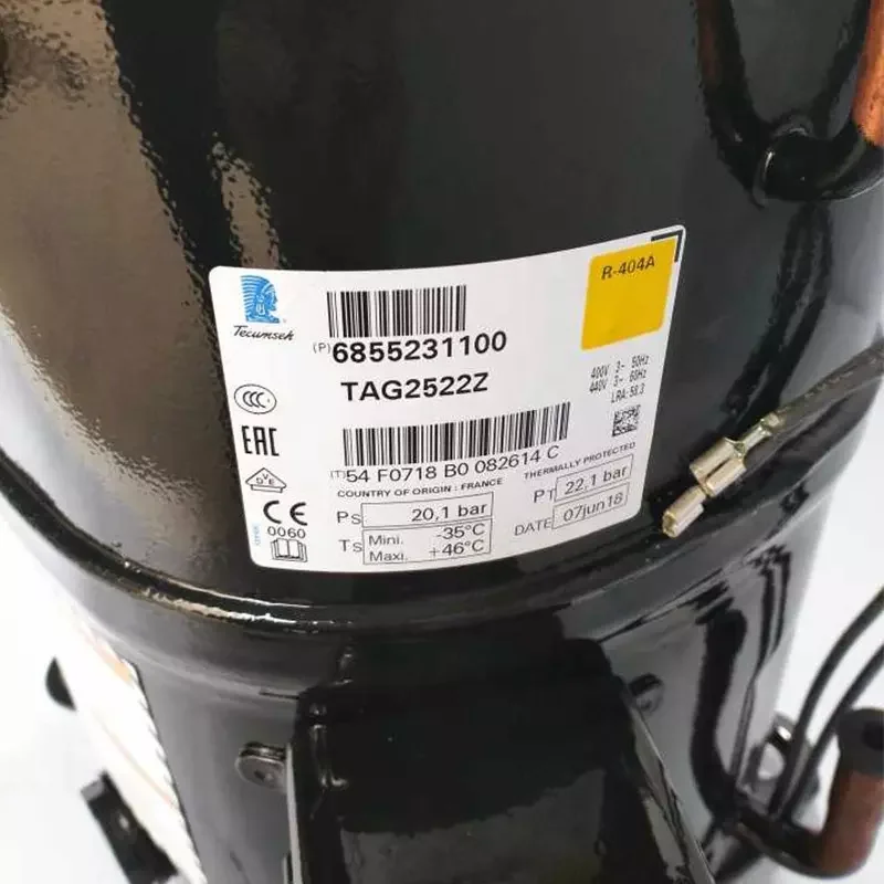 TAG2522Z TAG2522K R404a Refrigerator Compressor 1.5hp China Refrigeration Compressor forTecumseh Ac Compressor
