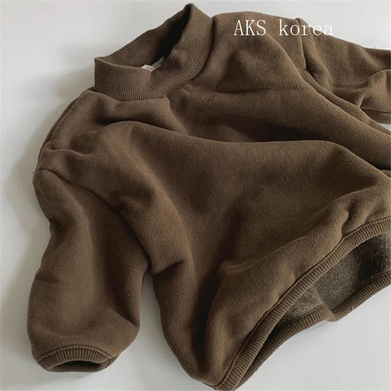
2020 Baby Jumper clothes autumn fleece hoodies for kids 6-36m girl korea boutique clothes toddler cute custom sweatshirt shirt 