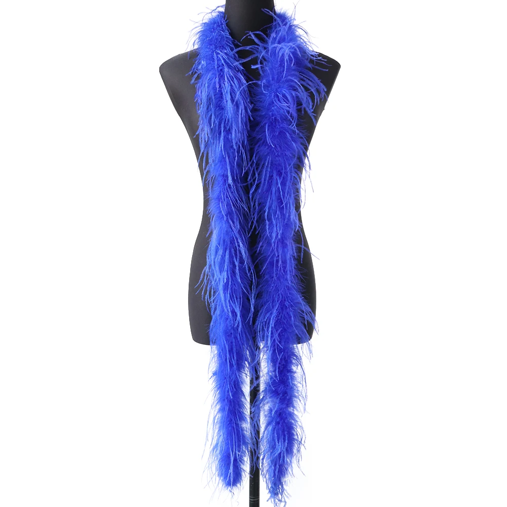 Factory supply best-selling wholesale cheap 28 color 2m single layer (short) ostrich feather party clothing