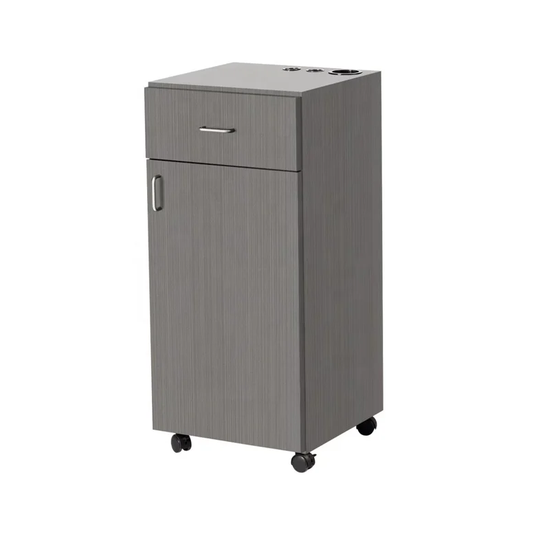 wholesale salon furniture Black hair stylist salon trolley beauty salon drawer trolley