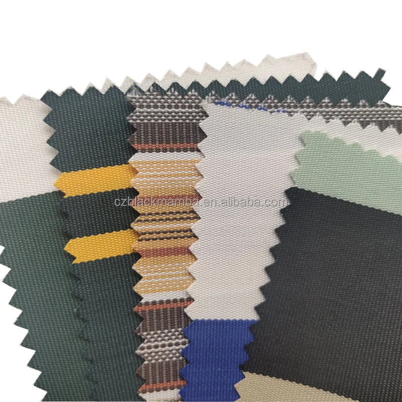 Dyed Sunshade Stripe Oxford  fabric Outdoor Awning Canopy Tent Waterproof Polyester Fabric