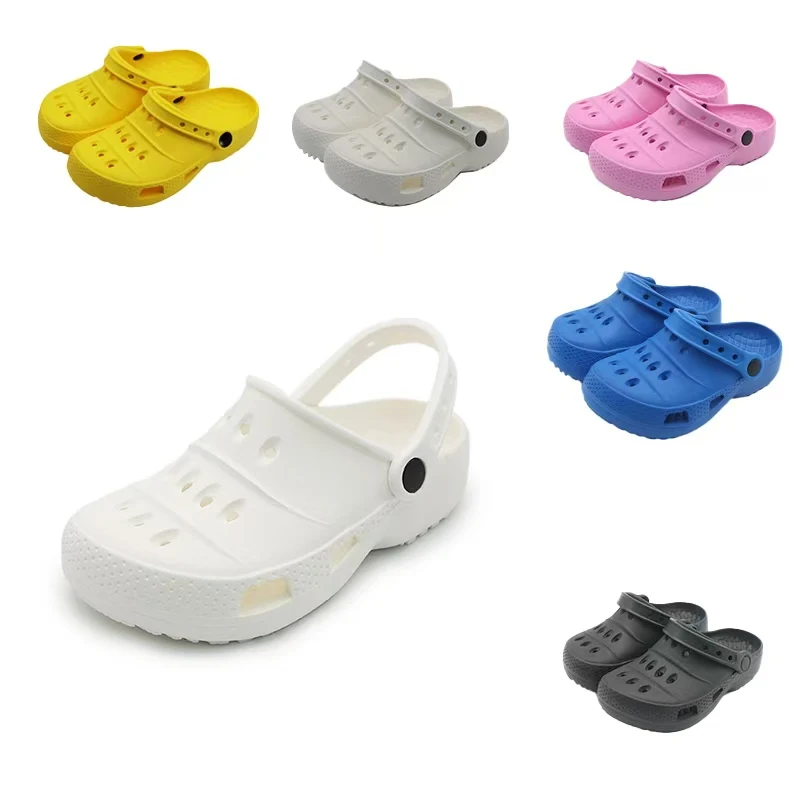 Factory Wholesale new design High Quality Kids Colorful Garden Clogs Boy Girls Hole Shoes Children EVA Clogs