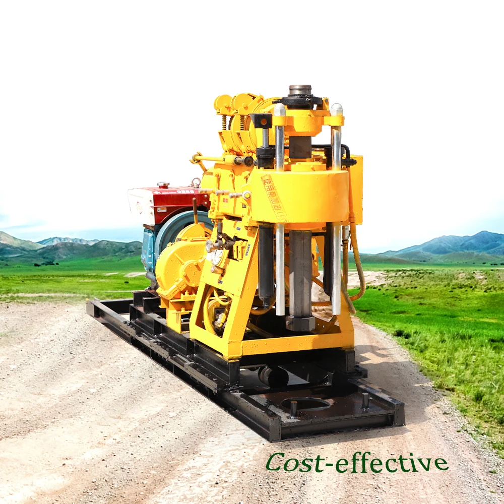 Cheap HW-160 160m Depthfull Hydraulic Core Drilling Rig Equipment Russia for Water Well