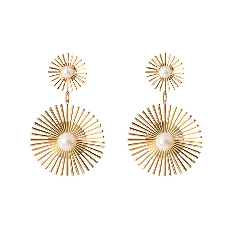 Wholesale Direct Sales Earrings Women Luxury Wholesale Trendy Gold Earrings Set