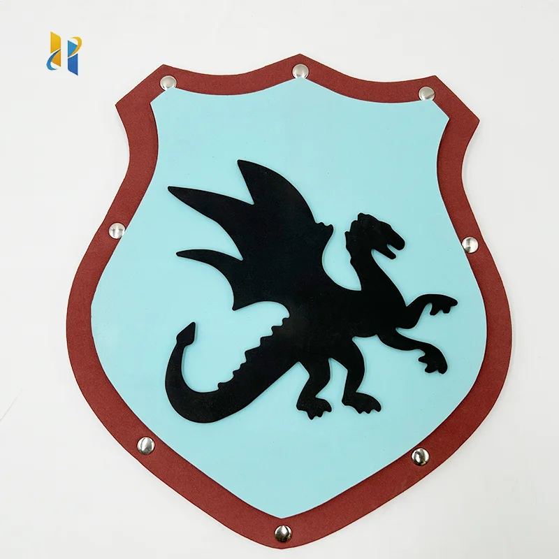 HYH Wholesale Custom EVA Toy Weapons Kit Kids Foam Toy Gifts EVA Pirate Sword Shield Set