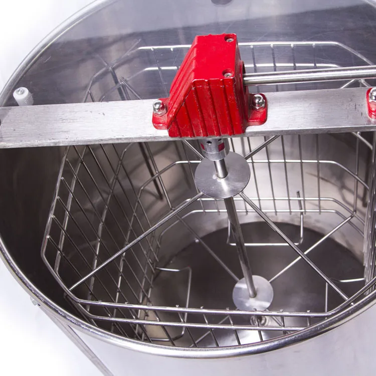 New style 4 frame manual honey extractor