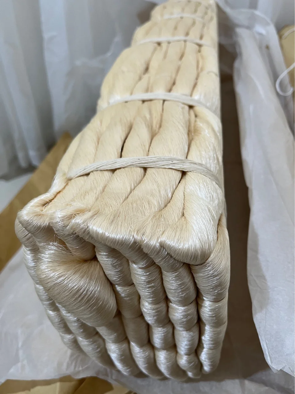 Natural silk 100% Natural tussar Silk 33/37D A grade