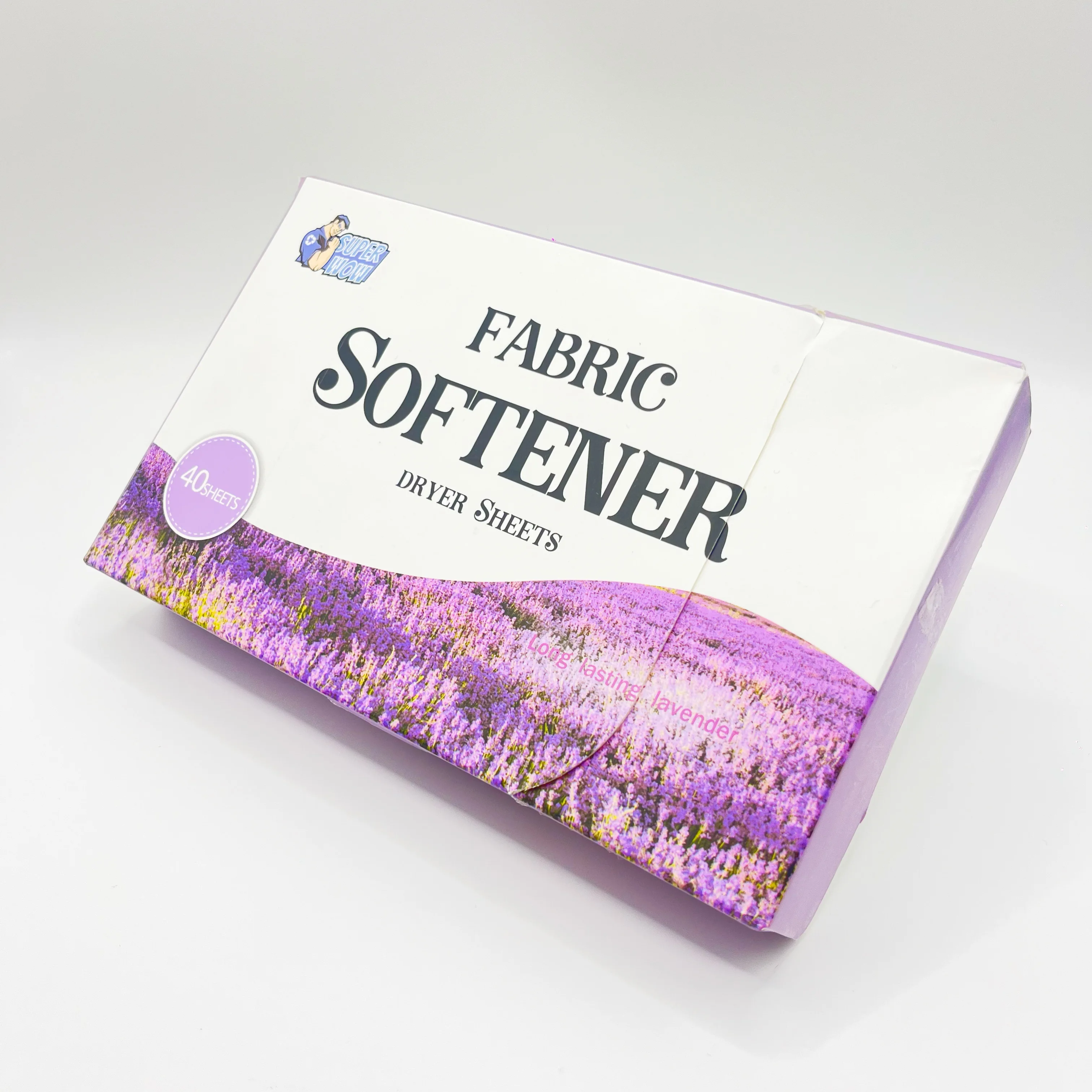 LOW MOQ Custom Logo Fragrance Laundry Softener Anti Static Fresh Linen Lavender Scent Laundry Fabric Softener Dryer Sheets
