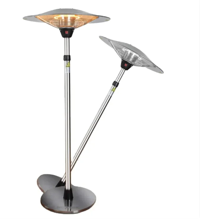 High Quality 2100W Indoor-Outdoor IP55 Waterproof Electric Patio Heater Remote Controlled with Heating Function Terrace Garden