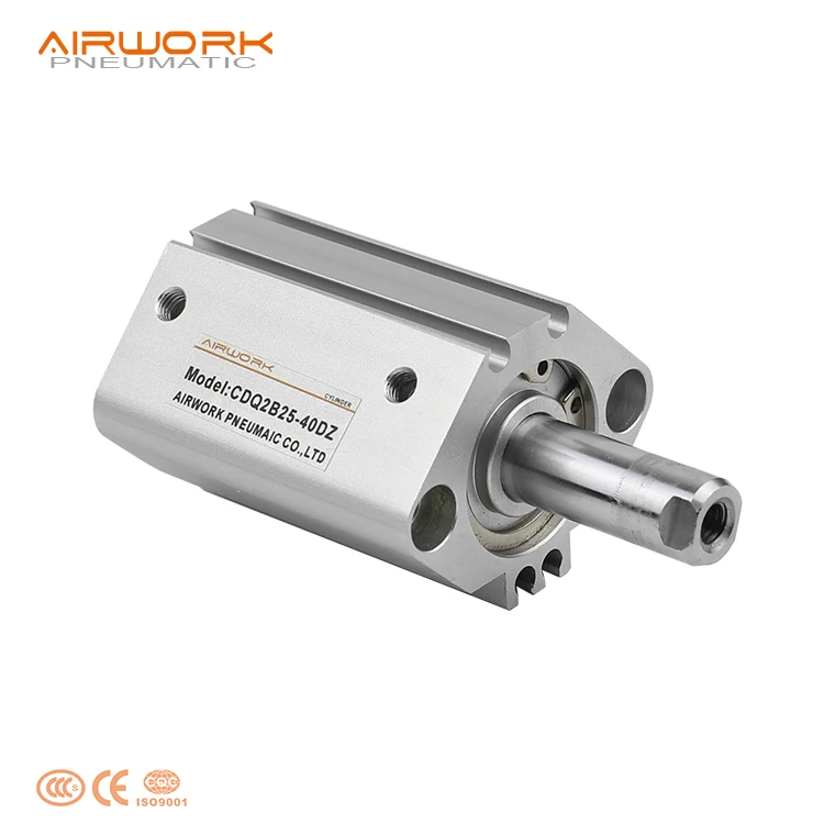CDQ2B china wholesale magnetic piston double acting compact pneumatic cylinder