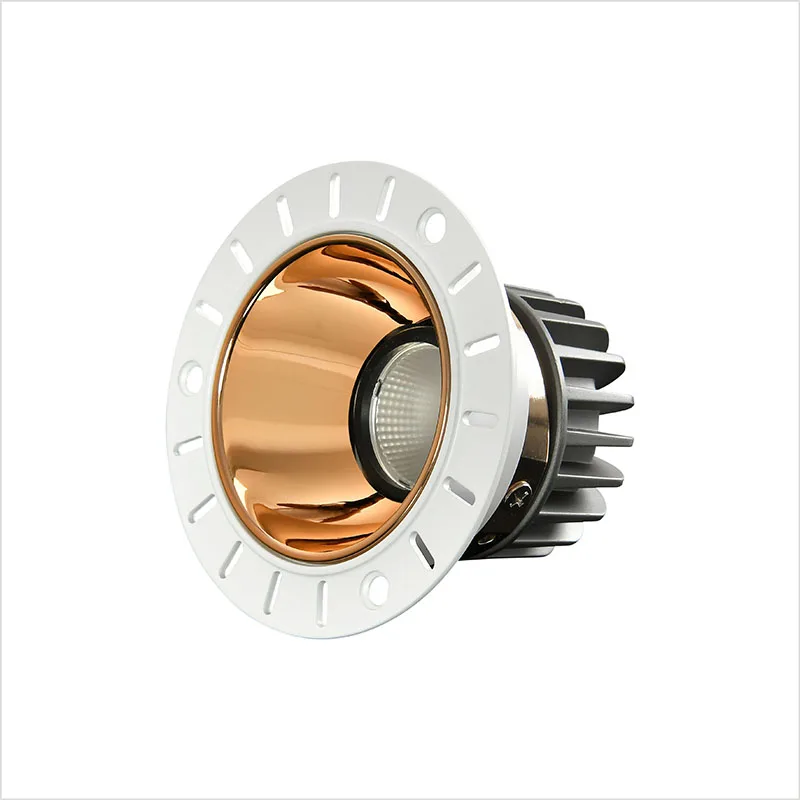 75mm Borderless Downlight 7W 10W 12W COB LED Recessed Antiglare Frameless Downlight