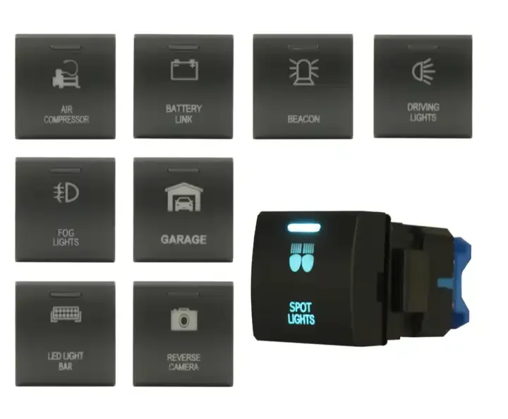 Waterproof Front Fog Light Switch Button with Wire Kit Suitable for Toyota Camry Avalon RAV4 2019 2020