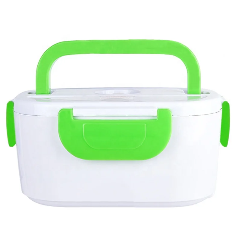 Квадратный разогреваемый пищевой контейнер складной портативный школьный пластиковый с