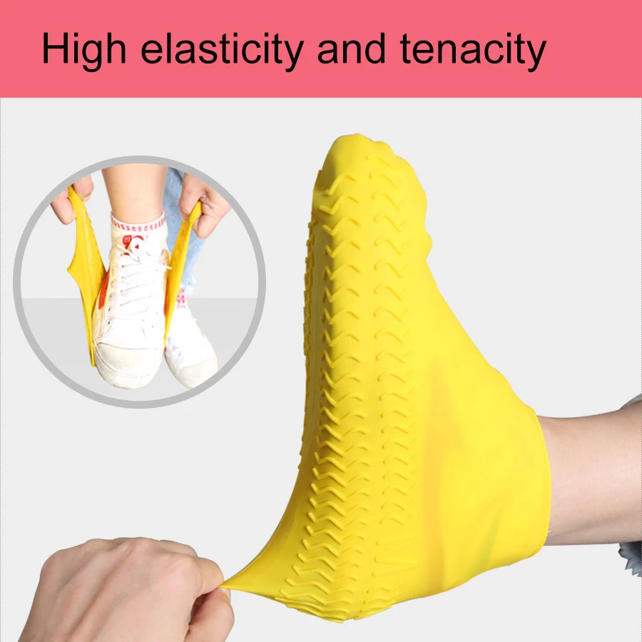 Waterproof Shoe Cover Silicone Material Unisex Silicon Shoe Cover Anti Slip Silicone Shoes Cover Water Proof Waterproof