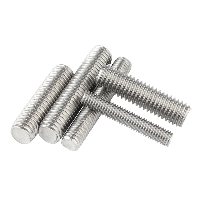 China manufacturing Various specifications M6 to M30 aisi 304 Stainless Steel Stud Bolts and nuts