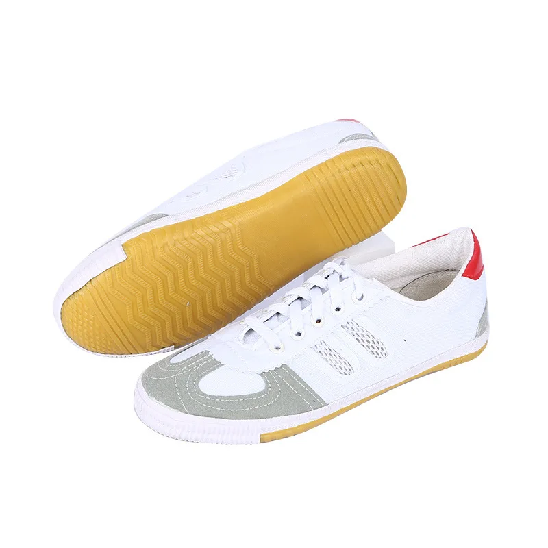 soft sole breathable factory whosale canvas shoes 2023 women shoe martial arts track and field training sports sneakers tendon