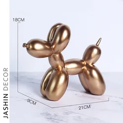 Nordic balloon dog decoration resin creative simple living room table top resin ornaments balloon dog