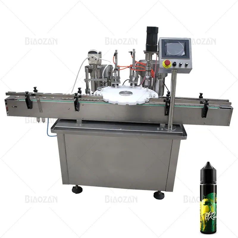 ISOCE certificate 5 10 30 50 ml automatic tincture CBD oil vial dropper bottle liquid filling machine production line price
