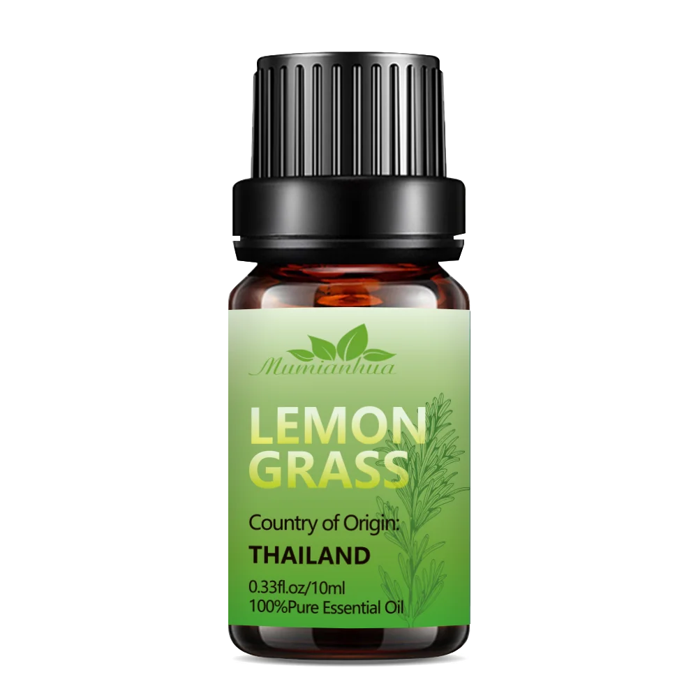 Pure natural aromatherapy Lemongrass essence and Lavender body Massage oil