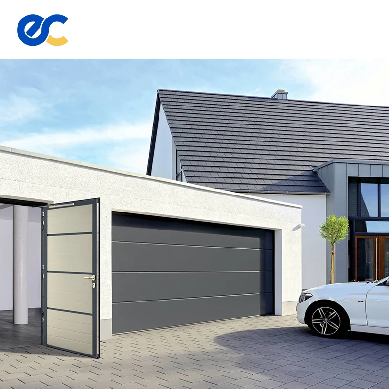 Electric roller shutter door aluminum tempered glass garage door