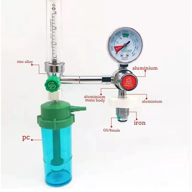 
Bina Supply High Quality Low Price Hospital Digital Medical Oxygen Regulator 