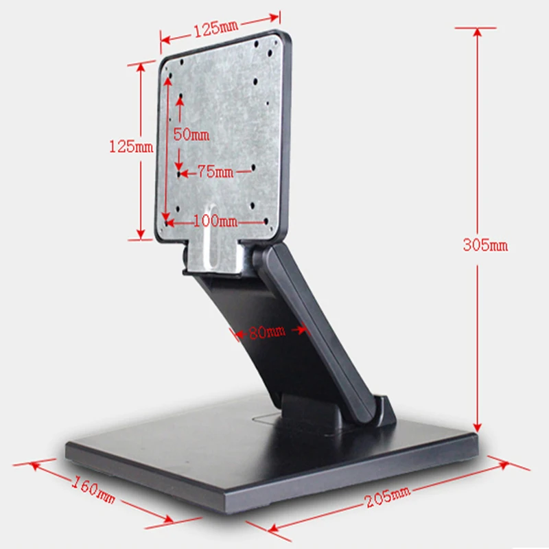 Desk Bracket Mount Stand Holder Base for 10-24 Inch Flat LED LCD Monitor Screen