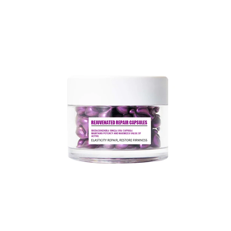 High Textured Elastic Repair Retinol Vitamin E Face Capsules Face Serum Capsules