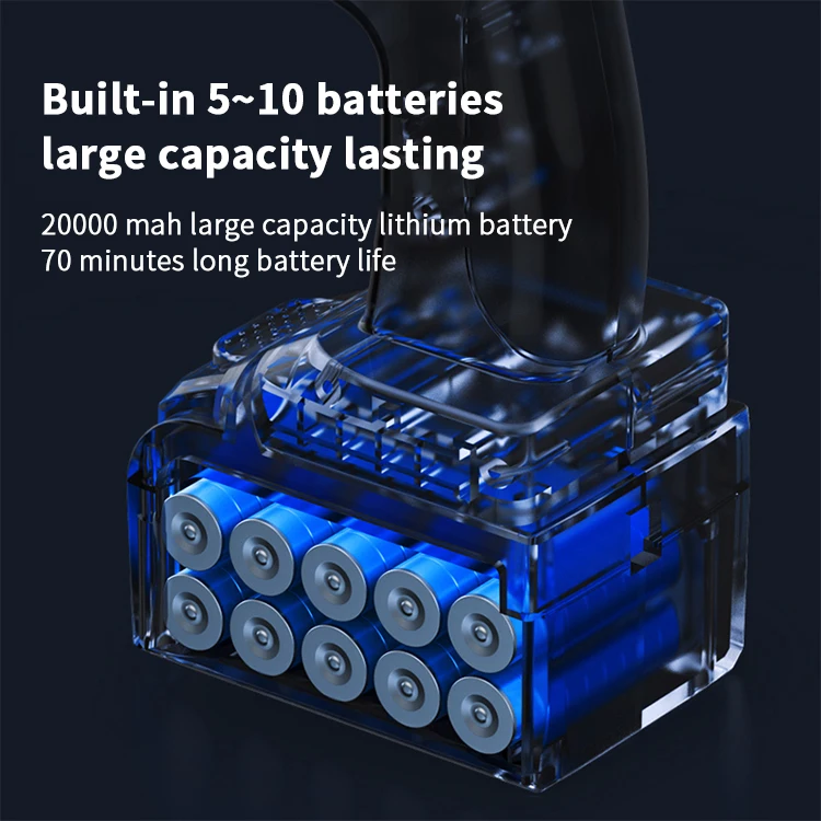 Portable Car Washer Powerful High Pressure 21V Lithium Rechargeable Cordless Water Jet Foam Gun Car Washer for Car & Garden