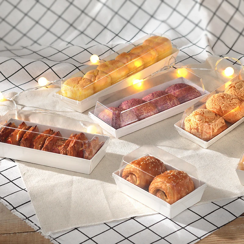 Pastry desserts plastic tiramisu dessert cake plastic packaging box