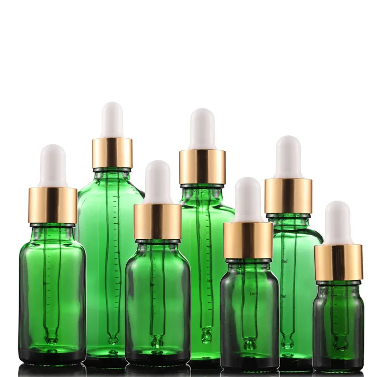 Frosted amber glass bottle color glass dropper bottle