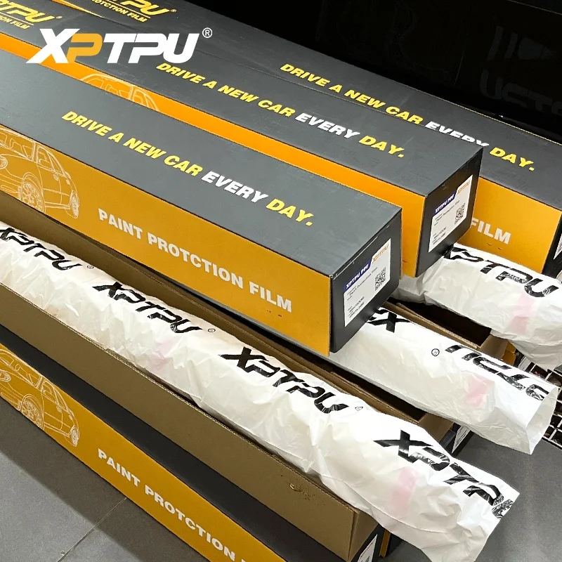 XPTPU Автомобильная самоклеящаяся пленка PPF мил ТПУ для защиты краски автомобиля нежелтая против царапин 10 лет гарантии