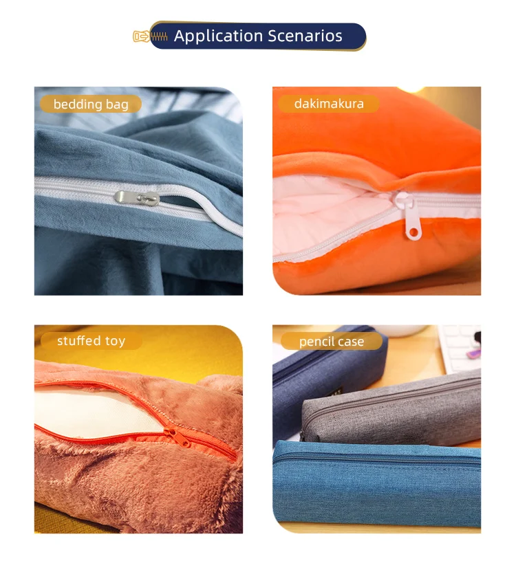 
Provide high quality multicolour long chain nylon zipper in roll on sale 