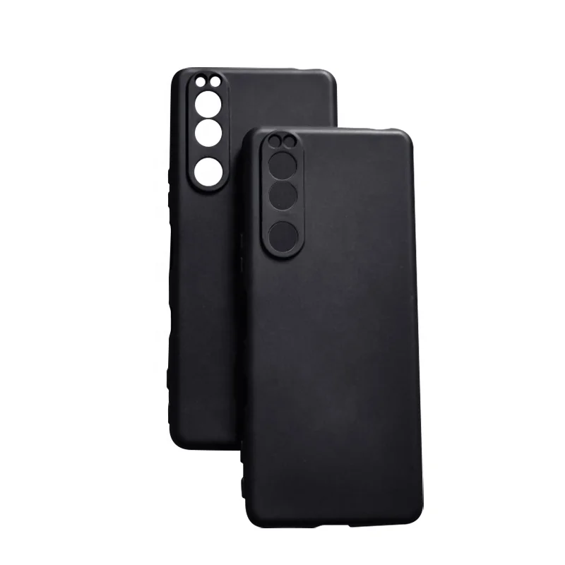 black TPU case phone back cover for Sony Xperia 5 III mobile phone