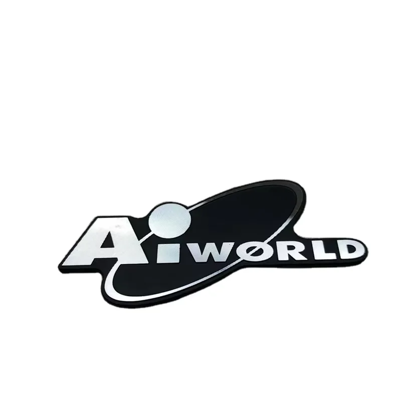 Customized audio aluminium label personalized audio electronics Brand Logo metal nameplate Audio Equipment Nameplate badge