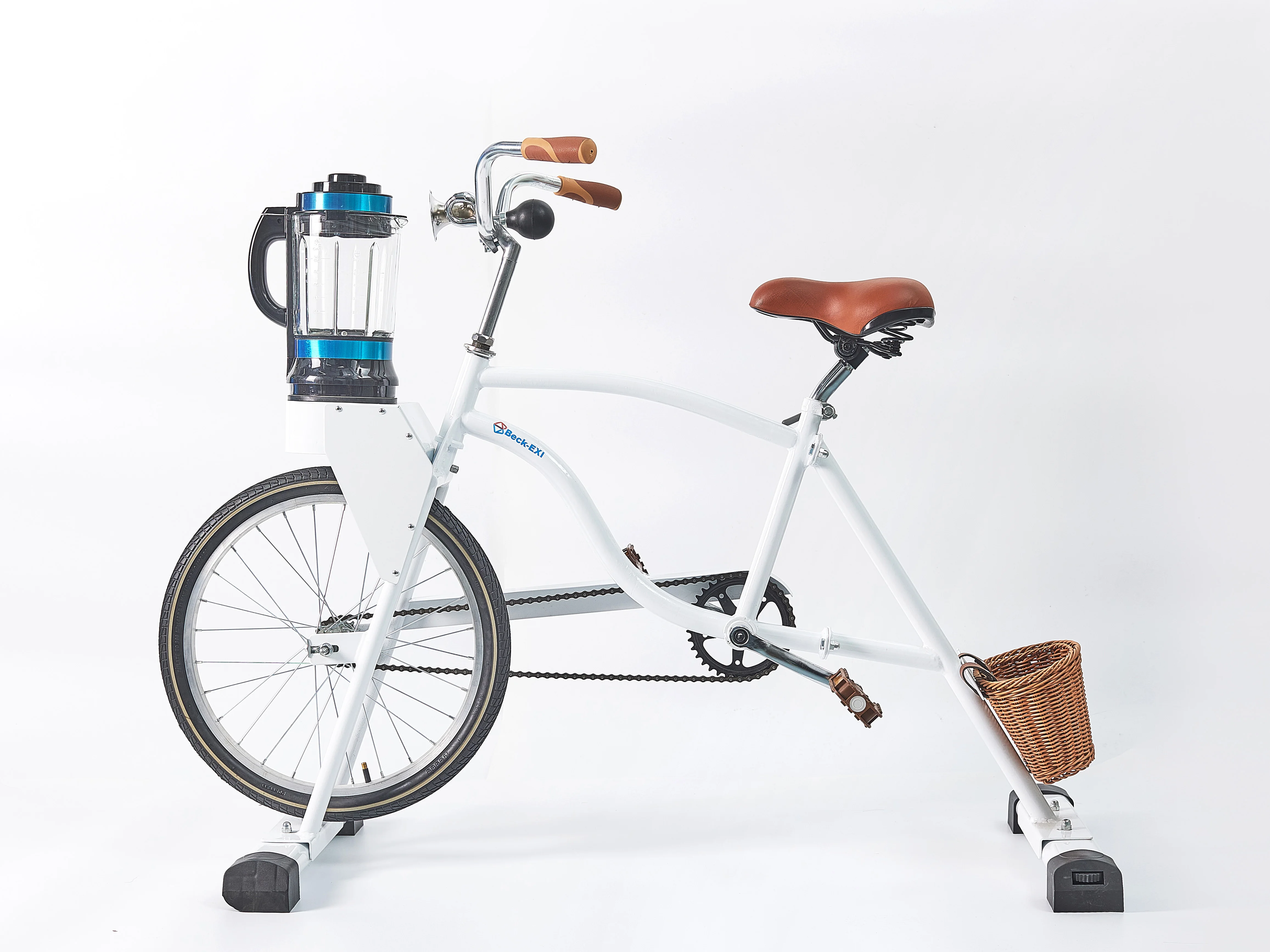 EXI outdoor fruit juicer bicycle for hotel,nonelectric chopper blender bike for hotel