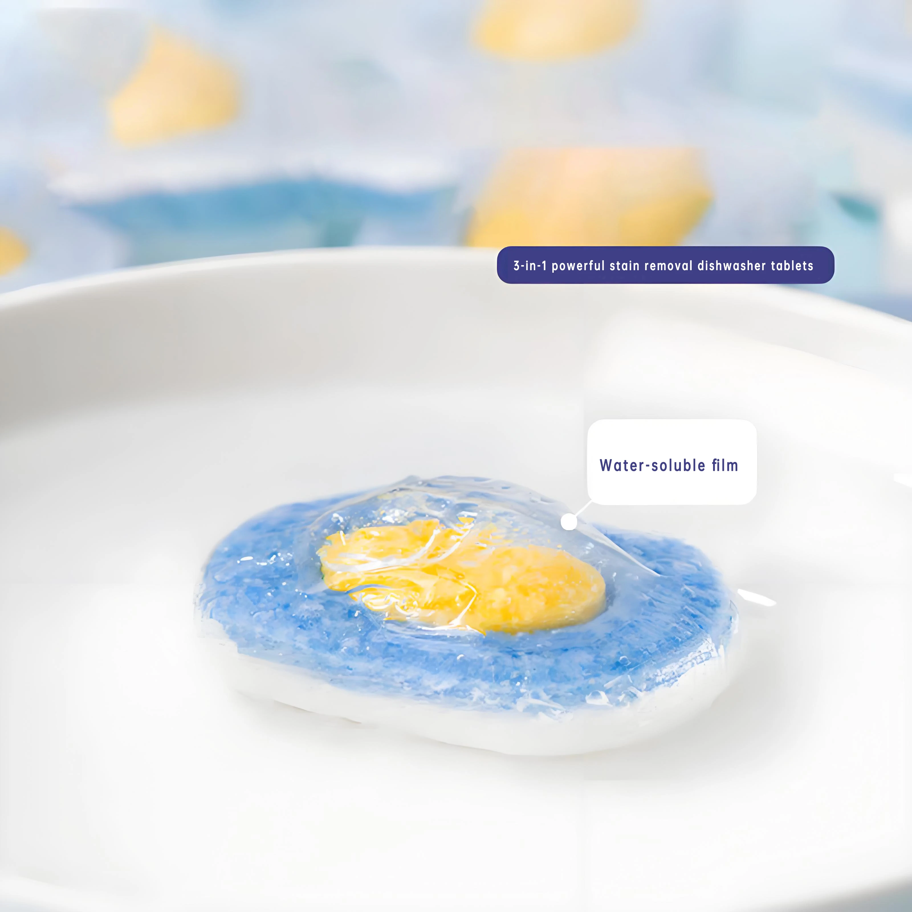 Phosphate free 3 in 1 Effective Dishwasher Detergent Cleaning Tablets 20g  Cheap Dishwasher Tablets