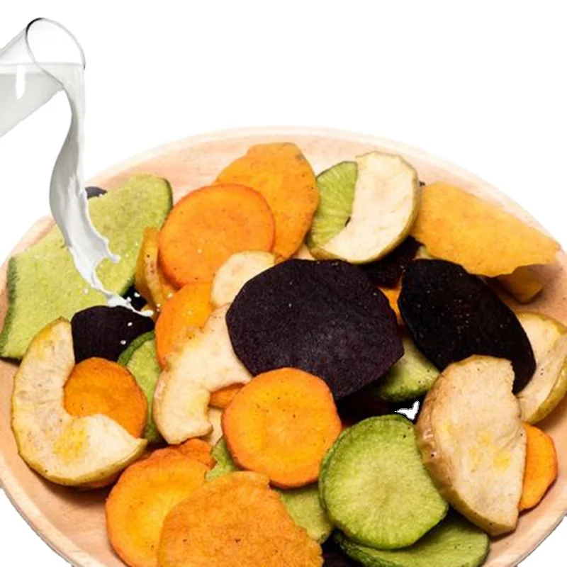 Halal Certificate Fruit & Vegetable Snacks Vacuum Fried Vegetable Chips For Wholesale And OEM Professional