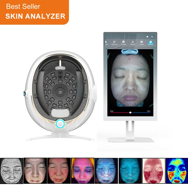 Hot Sale Products 21.5 Inch Pad 3d Magic Skin Analyzer Machine Facial Skin Analysis Machine For Analyze Skin Problems