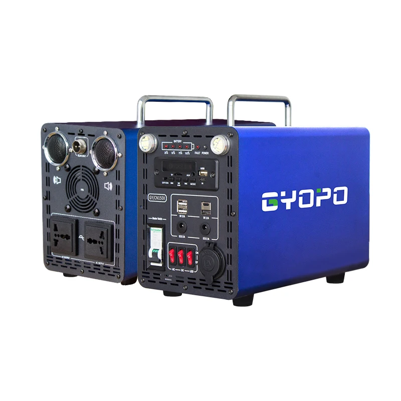 GYOPO 150w portable power station 220V portable solar power station with lifepo4