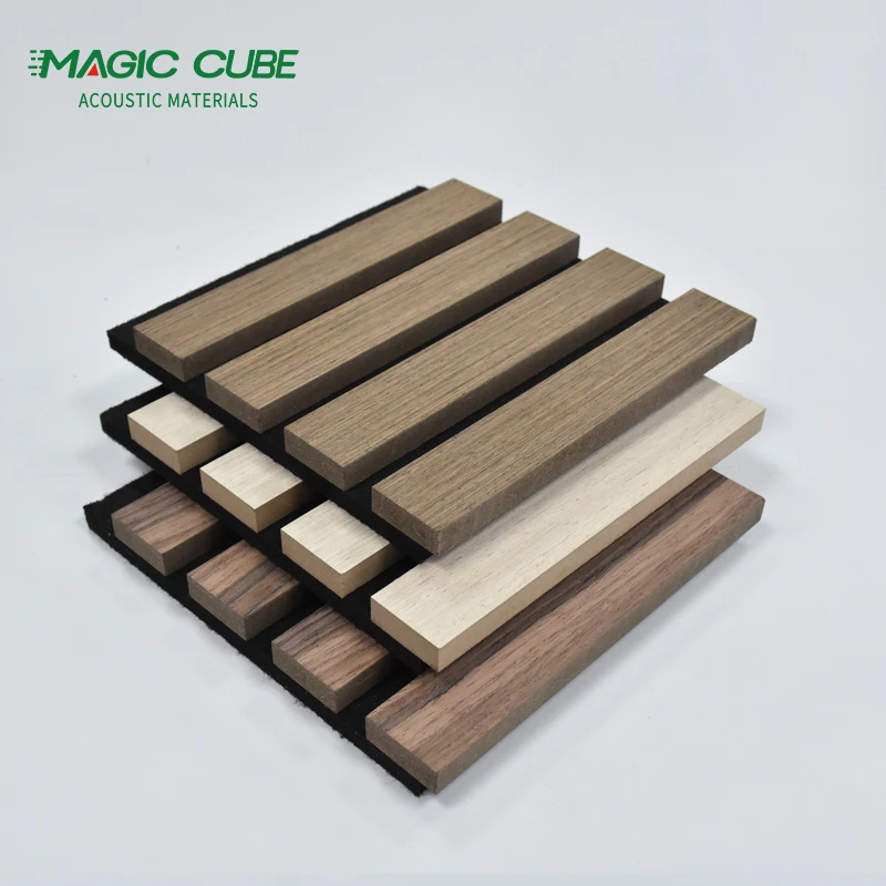 Hot selling soundproof material polyester fiber slat wall panel for wall and ceiling