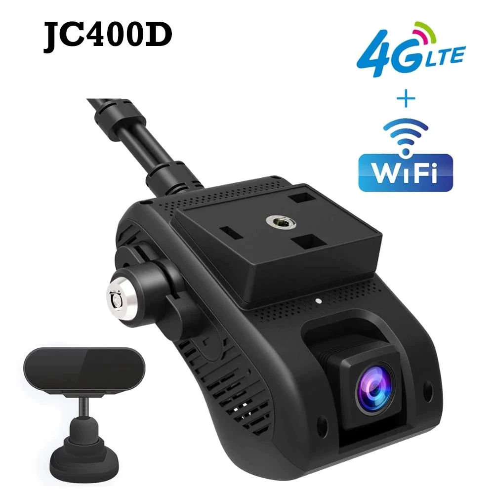  JC400D 4G об автомобильном видеорегистраторе (Dvr) 1080P с ПМ поведение водителей контроль потокового видео GPS трекер AI Dash Cam через приложение